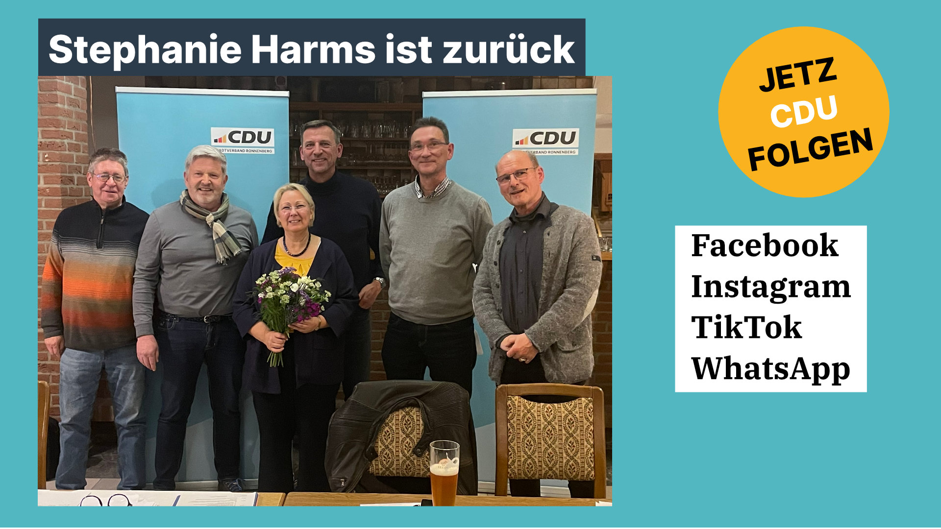 CDU Ronnenberg nominiert Stephanie Harms zur Brgermeisterkandidatin