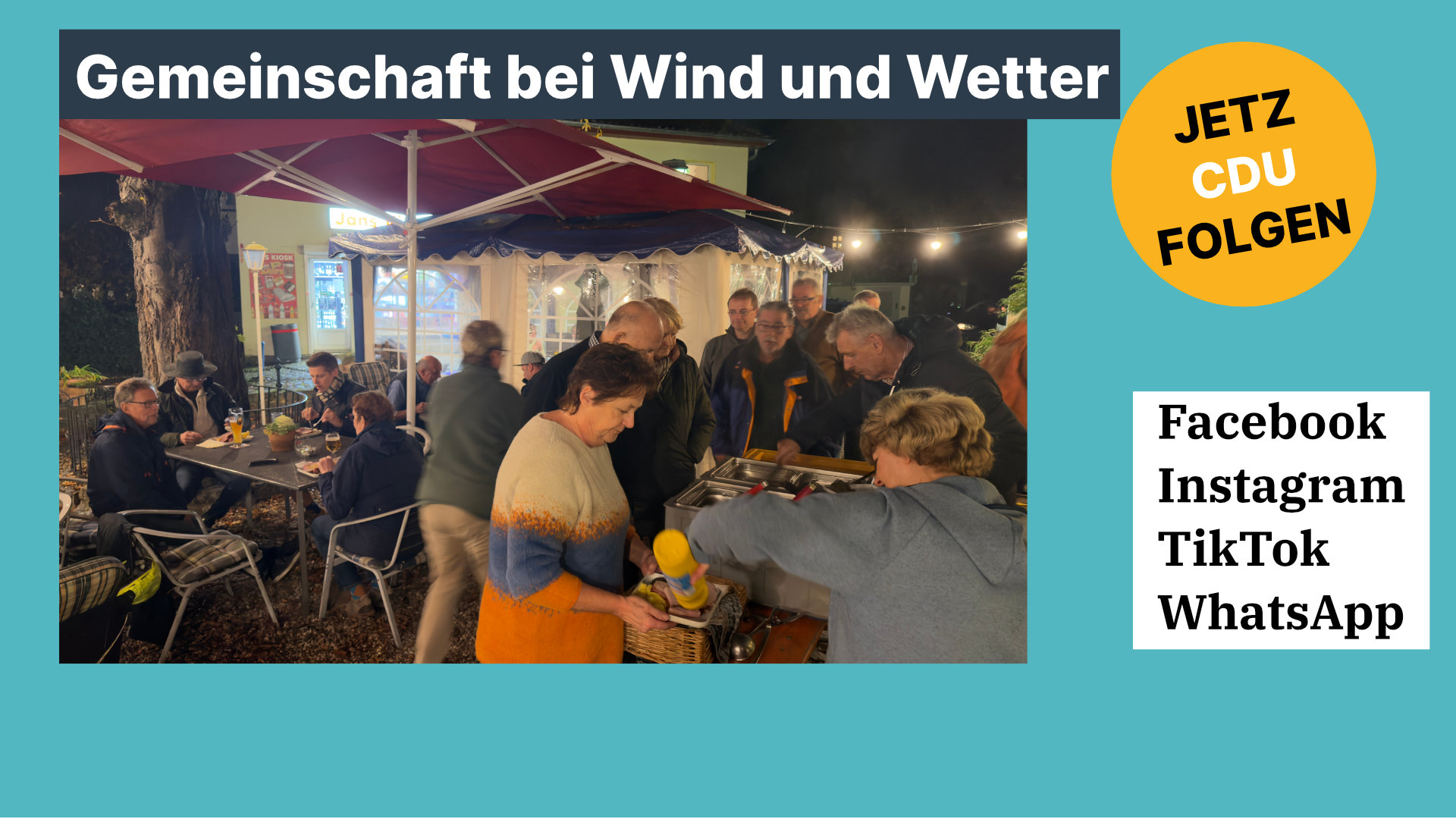 Gemeinschaft bei Wind und Wetter