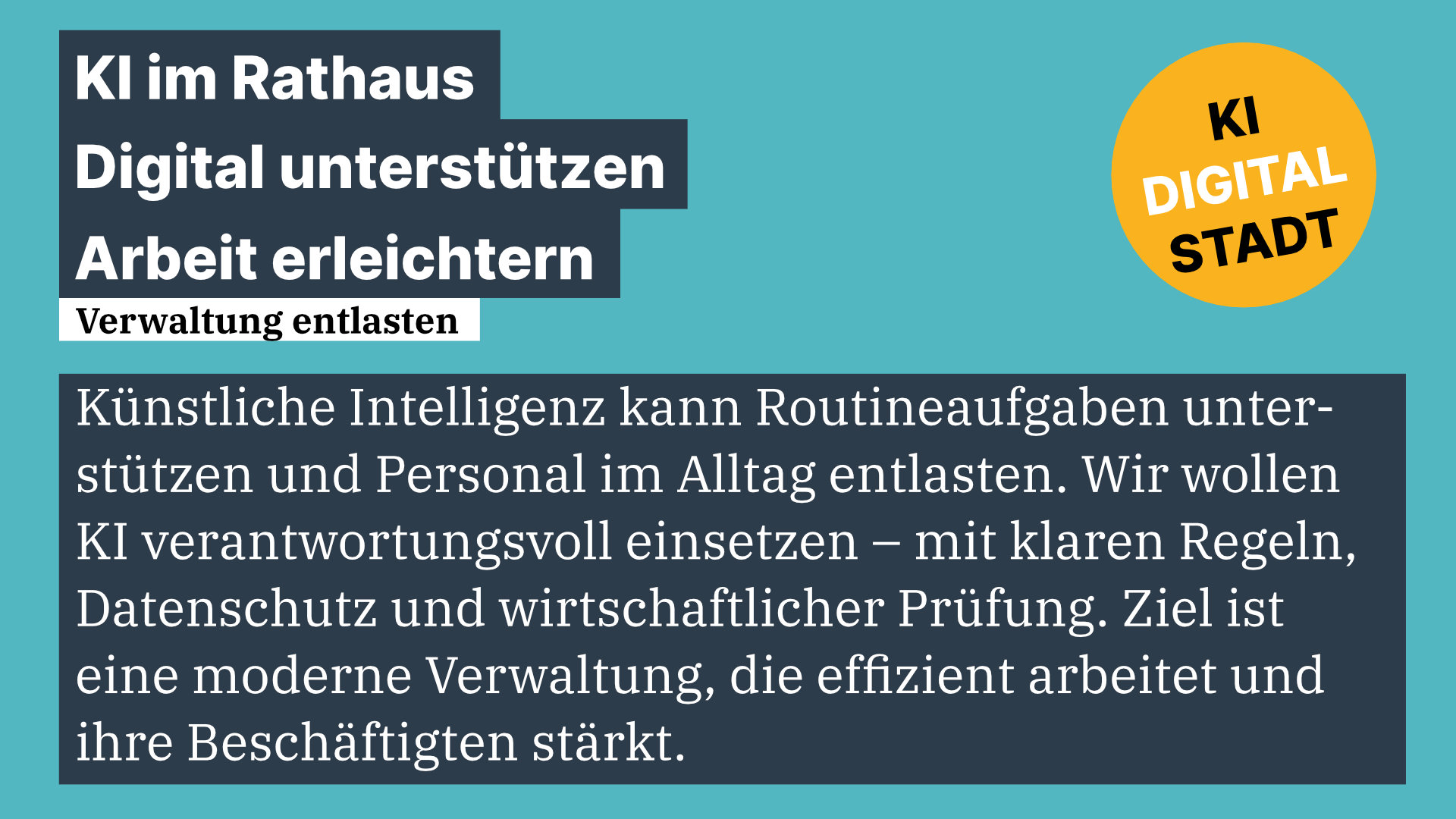 K�nstliche Intelligenz (KI) sinnvoll einsetzen
