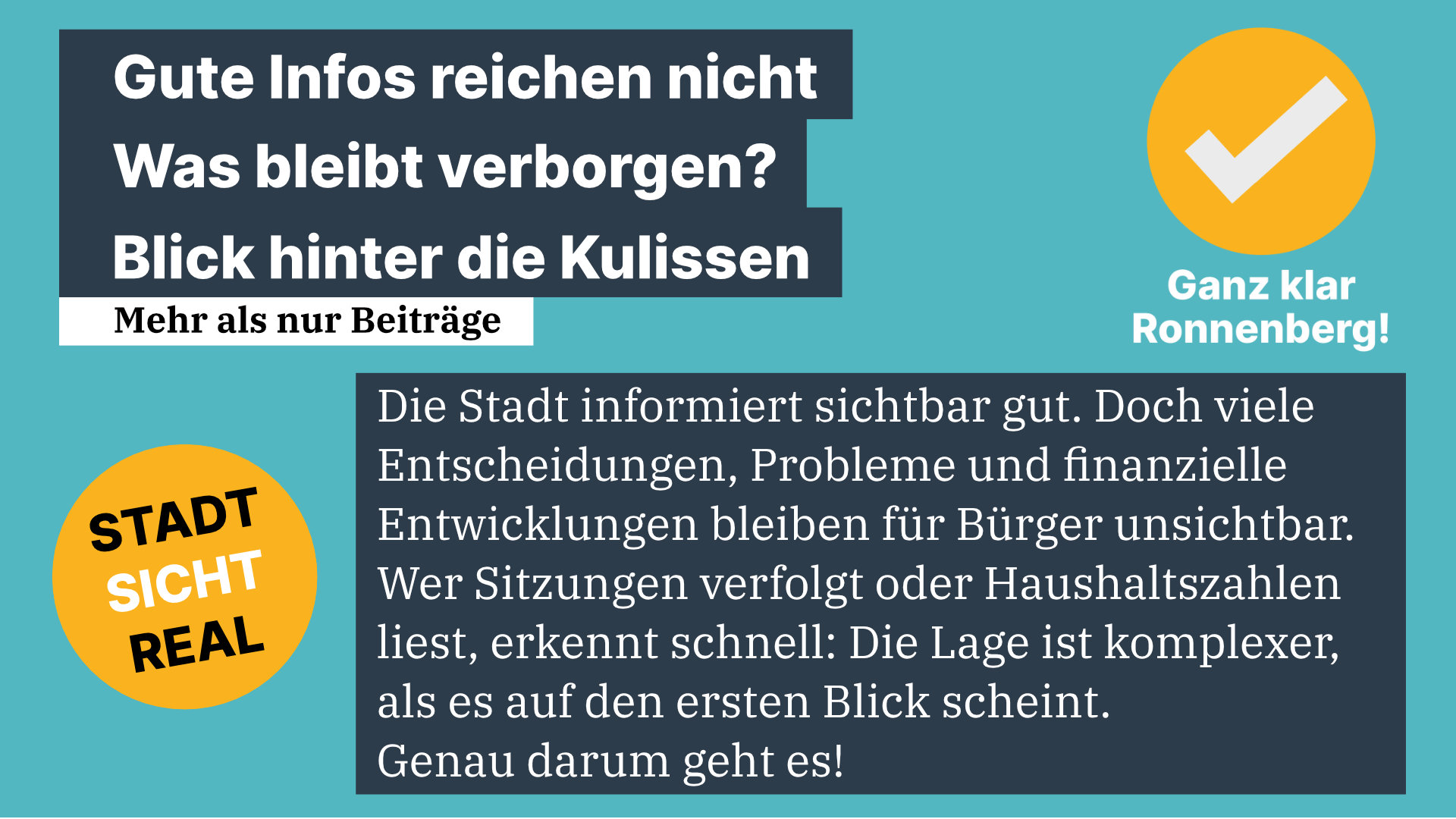 Zwischen Au�endarstellung und Wirklichkeit