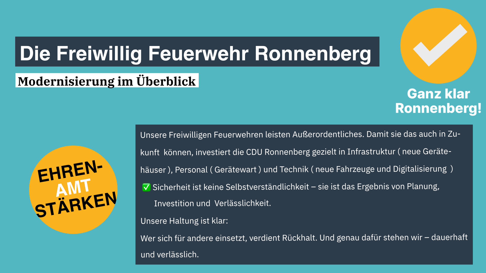 Wir investieren in Ihre Sicherheit