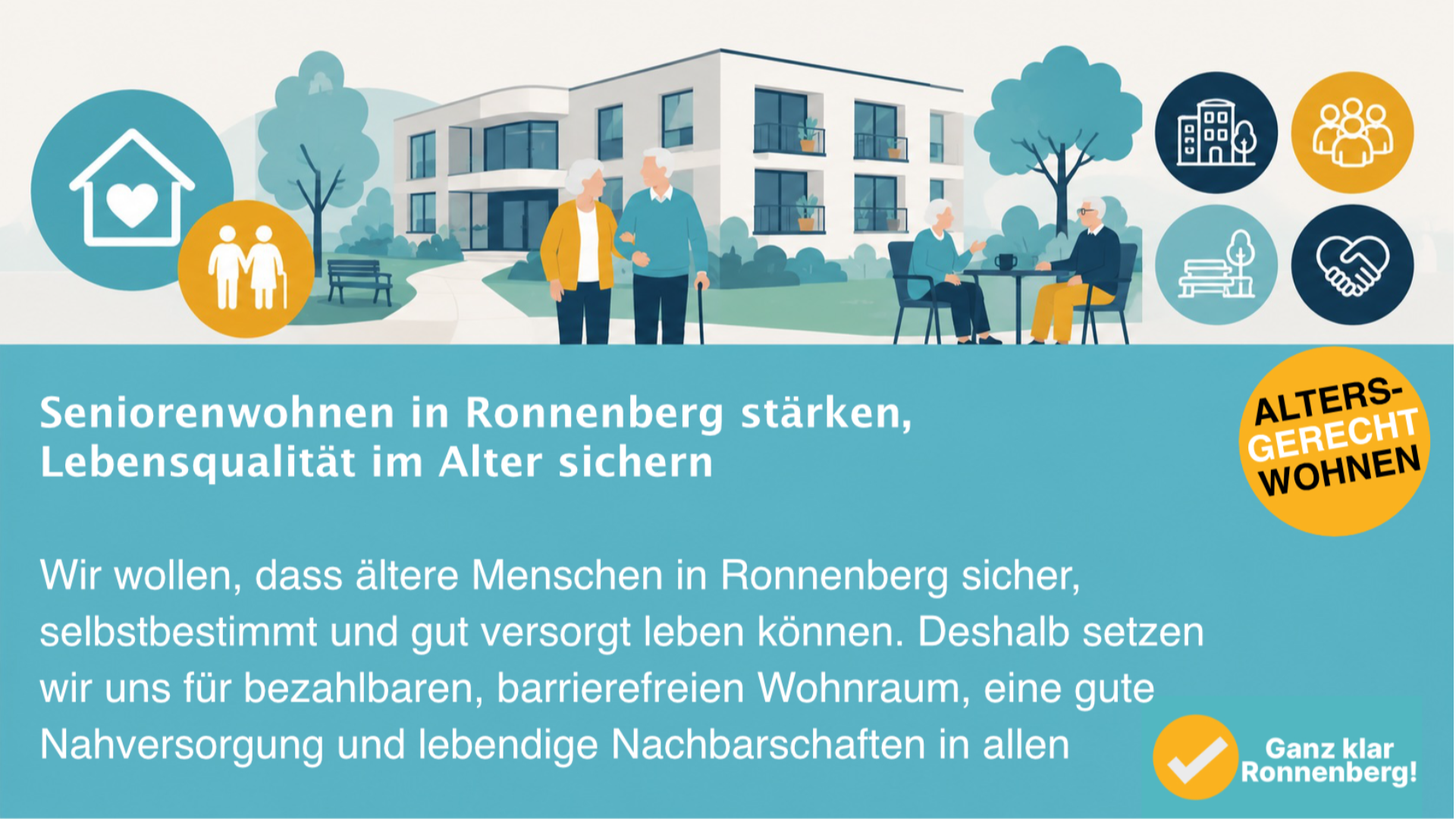 Seniorenwohnen in Ronnenberg st�rken � Lebensqualit�t im Alter sichern